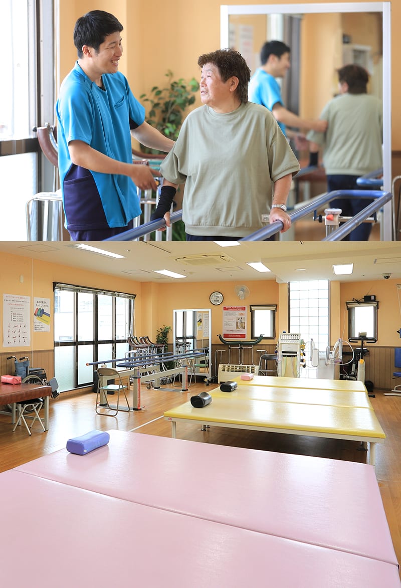 理学療法士によるリハビリテーション